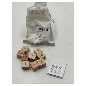 Two Tumbleweeds Foodie Dice No. 1 Seasonal Dinners 9-Dice Set Cooking Gift New